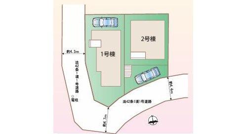 高槻市安岡寺町1丁目　新築戸建　1号棟