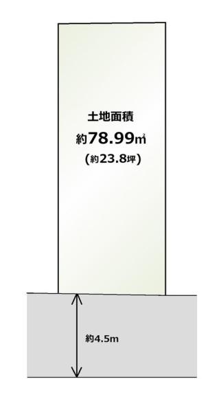 茨木市鮎川3丁目　建築条件付き売り土地