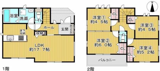 高槻市東五百住町3丁目　新築戸建　3号棟