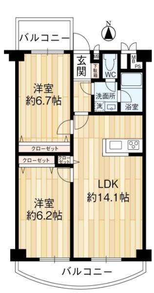 南茨木ハイタウン美沢B棟