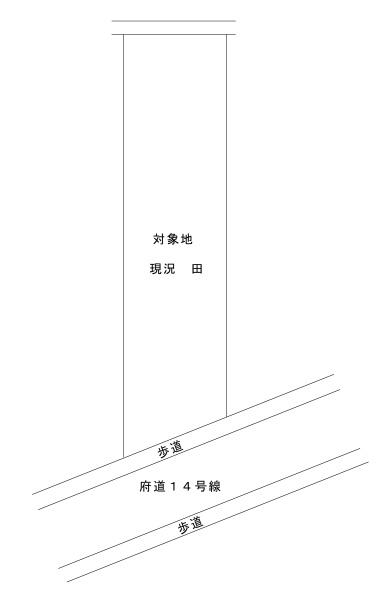 茨木市目垣　売り農地