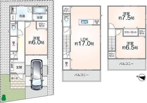 高槻市宮之川原5丁目　新築戸建
