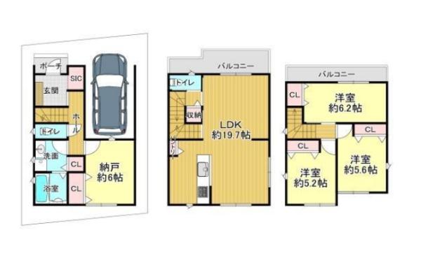 高槻市明野町　新築戸建