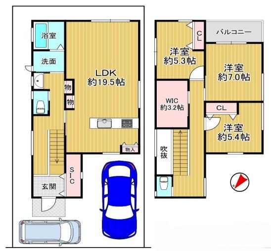 高槻市大和1丁目　新築戸建　1号地