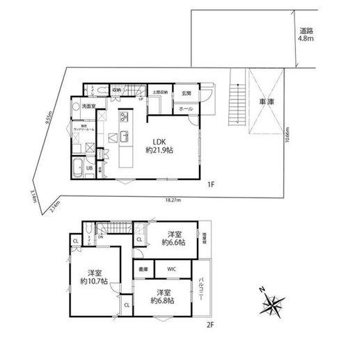 茨木市下穂積３丁目の新築一戸建