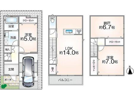 高槻市津之江北町　新築戸建