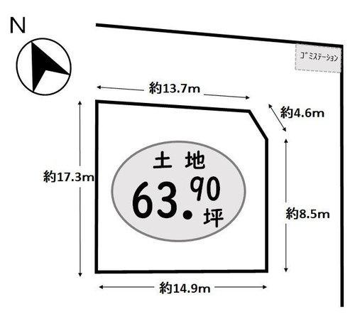 茨木市南春日丘3丁目　売り土地