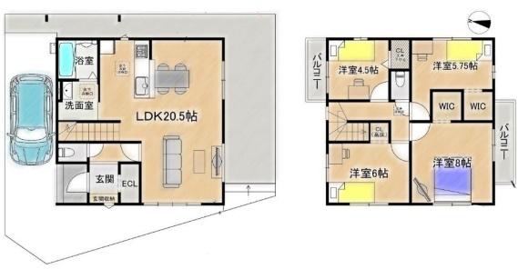 高槻市松が丘4丁目　新築戸建