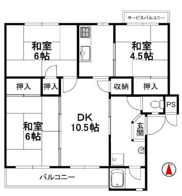 茨木郡山A住宅A-29棟