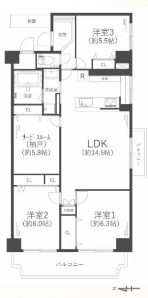 ローレルハイツ茨木総持寺１号棟