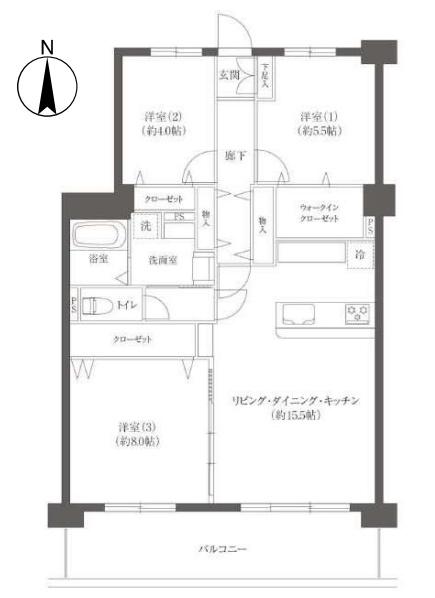 高槻・阿武山三番街304号棟