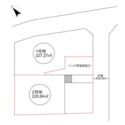 茨木市北春日丘２丁目　売り土地　2号地