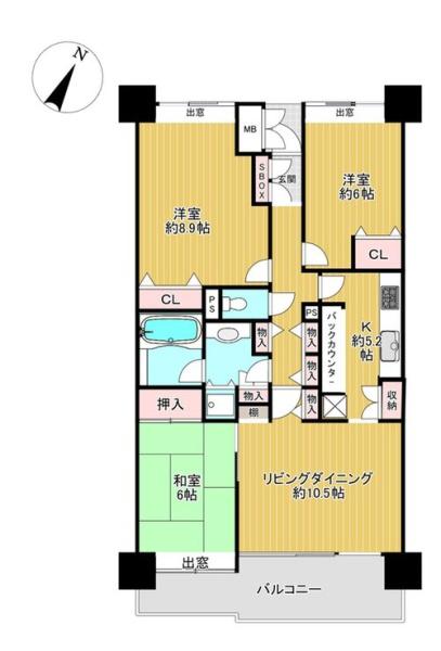 モンセーヌ南茨木Ｂ棟