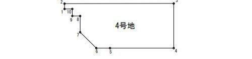 茨木市鮎川４丁目　売土地　４号地