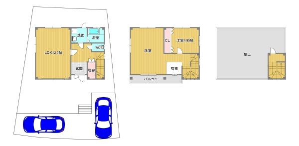 滋賀県甲賀市甲南町希望ヶ丘本町１丁目　中古戸建