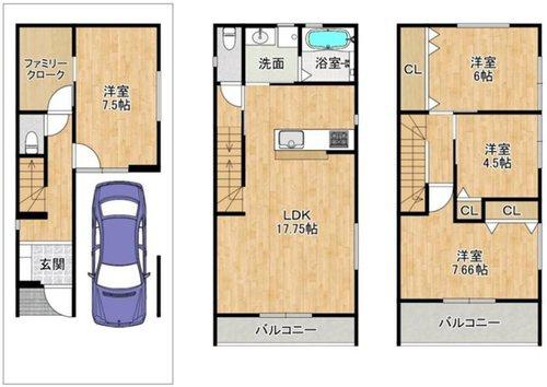 高槻市城南町2丁目　新築戸建