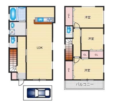 茨木市沢良宜西3丁目　中古戸建