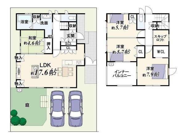 茨木市彩都やまぶき3丁目　中古戸建