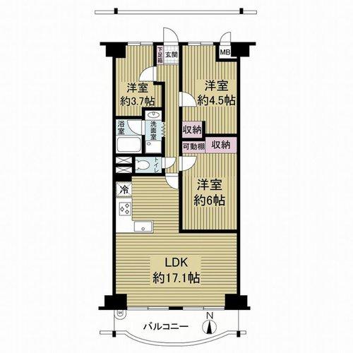 さんくれーる茨木Ｂ棟