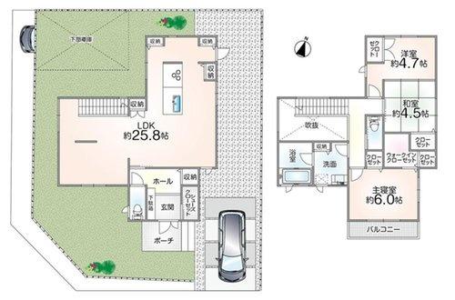 茨木市山手台７丁目の中古一戸建て