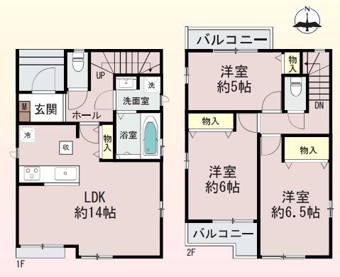 高槻市柱本新町　新築戸建　B号棟