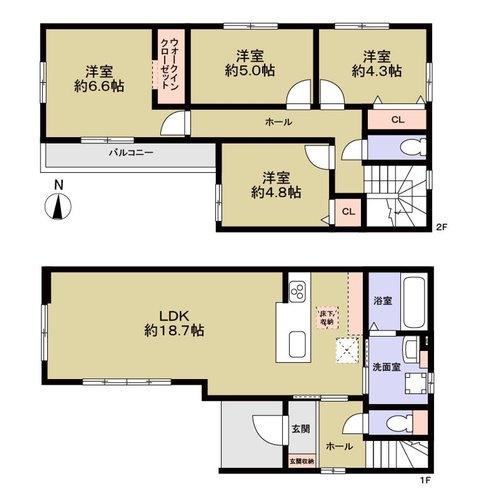 高槻市東五百住町2丁目　新築戸建　2号地