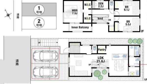 高槻市安岡寺町3丁目　新築戸建　1号地
