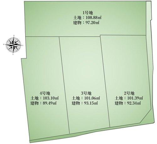 茨木市島2丁目　新築戸建　3号地