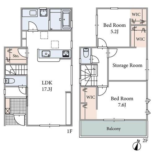 茨木市島2丁目　新築戸建　4号地