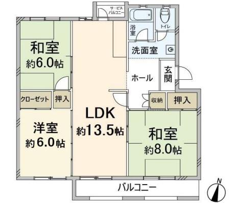 茨木郡山住宅A-12棟　オーナーチェンジ