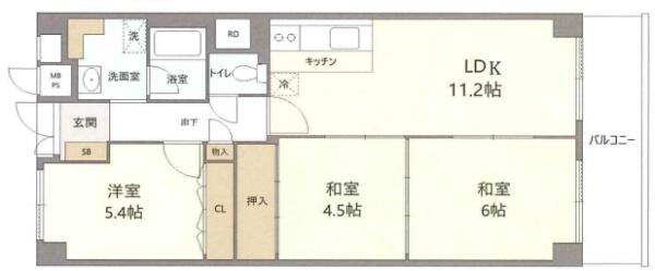 第二茨木ビューハイツ8号棟