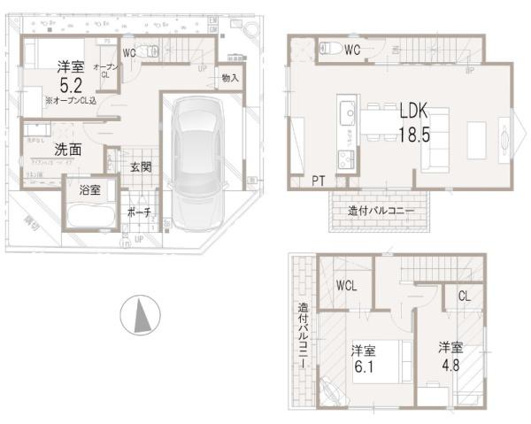 高槻市永楽町　新築戸建
