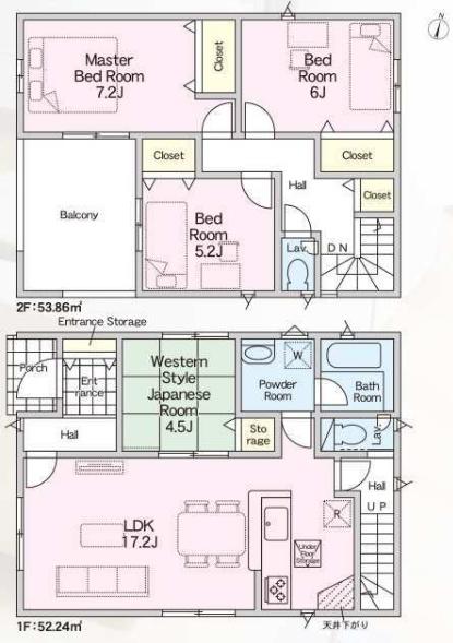 高槻市野田1丁目　新築戸建　4号棟