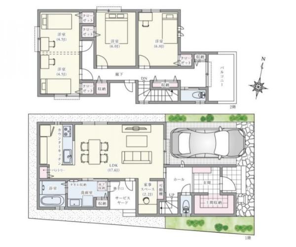 高槻市山手町1丁目　新築戸建　7号地