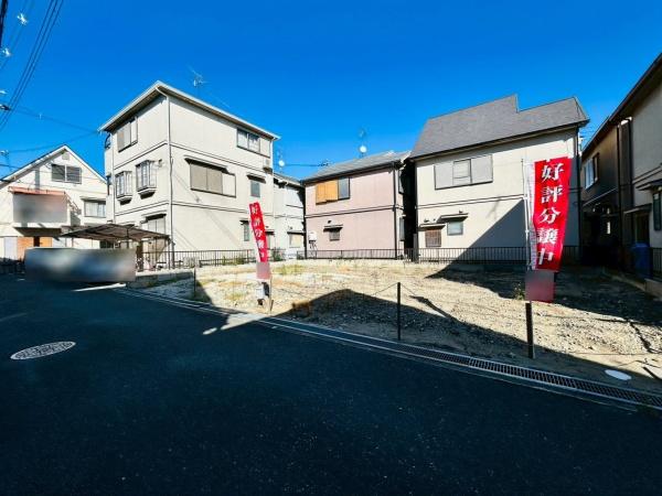 茨木市耳原3丁目の土地(前面道路含む現地写真)