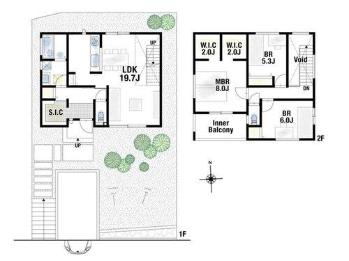 高槻市大和1丁目 新築戸建(間取り)