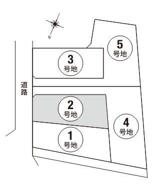 茨木市北春日丘1丁目の土地(間取り)
