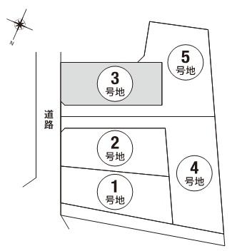 茨木市北春日丘1丁目の土地(間取り)