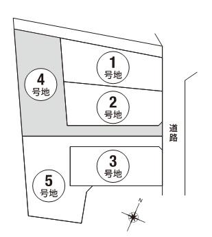 茨木市北春日丘1丁目の土地(間取り)