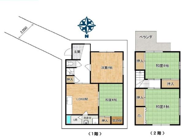 茨木市丑寅２丁目の中古一戸建て