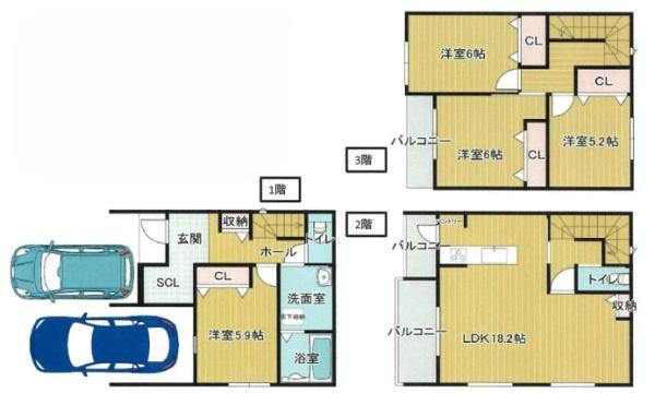 高槻市津之江町2丁目　新築戸建