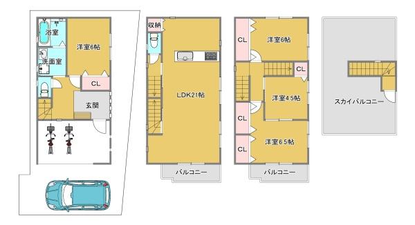 摂津市鳥飼野々１丁目　中古戸建