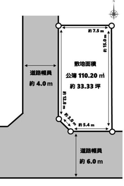 茨木市三島丘2丁目 売り土地