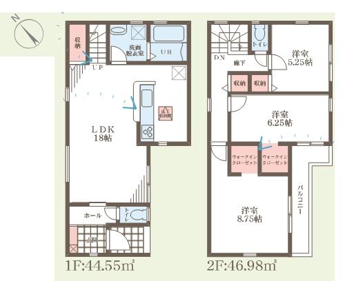 茨木市上野町　新築戸建　7号棟