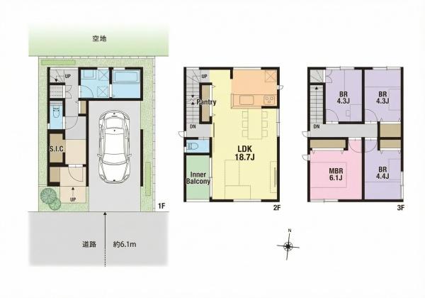 高槻市柱本6丁目　新築戸建