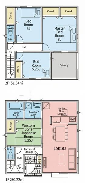 高槻市唐崎中1丁目　新築戸建　1号棟