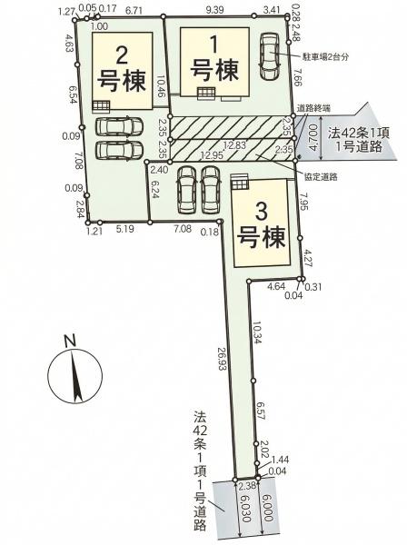 高槻市唐崎中1丁目　新築戸建　2号棟