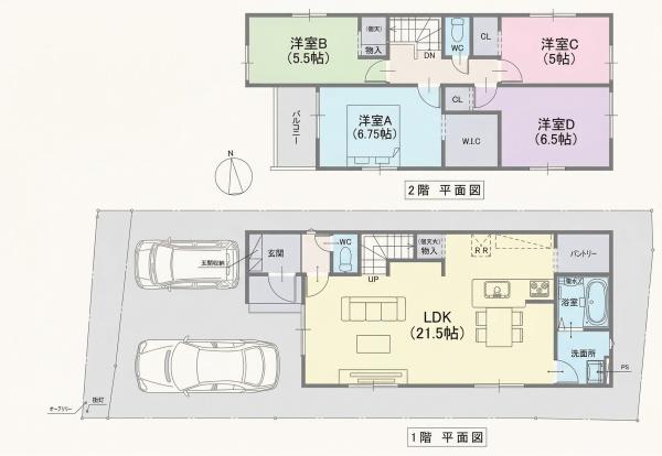 高槻市富田町5丁目　新築戸建　3号地