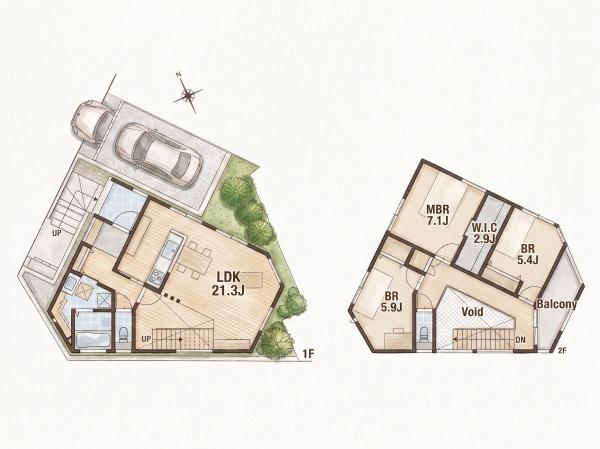 高槻市日吉台六番町　新築戸建