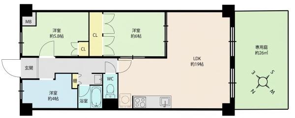 さんくれーる茨木Ｃ棟